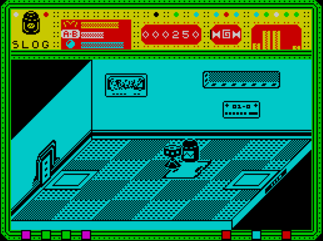 The Fifth Quadrant - ZX Spectrum game screenshot (1987) by Bubble Bus